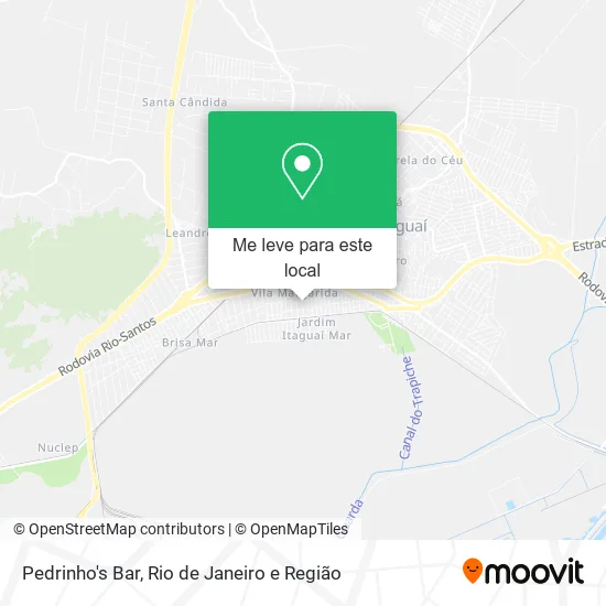 Pedrinho's Bar mapa