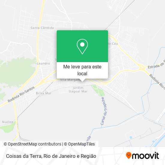 Coisas da Terra mapa
