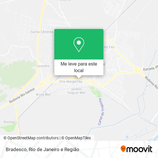 Bradesco mapa