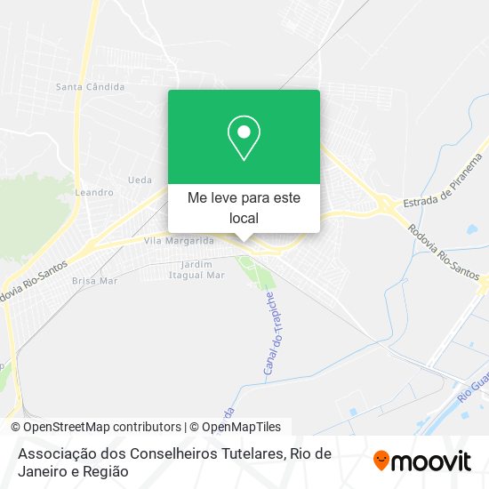 Associação dos Conselheiros Tutelares mapa