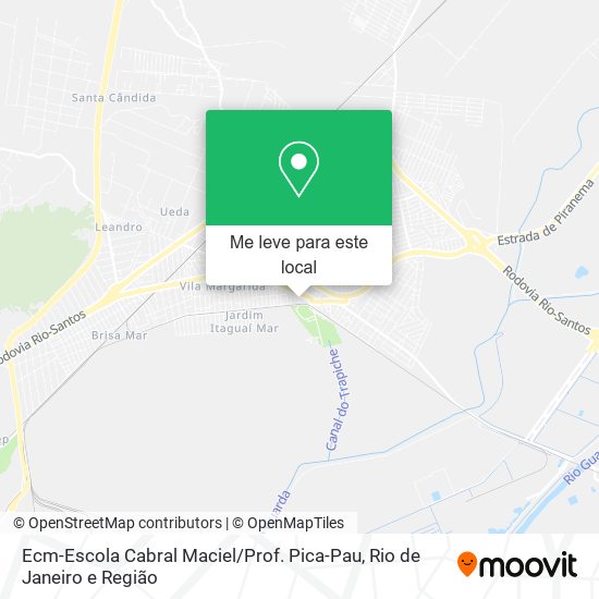 Ecm-Escola Cabral Maciel / Prof. Pica-Pau mapa