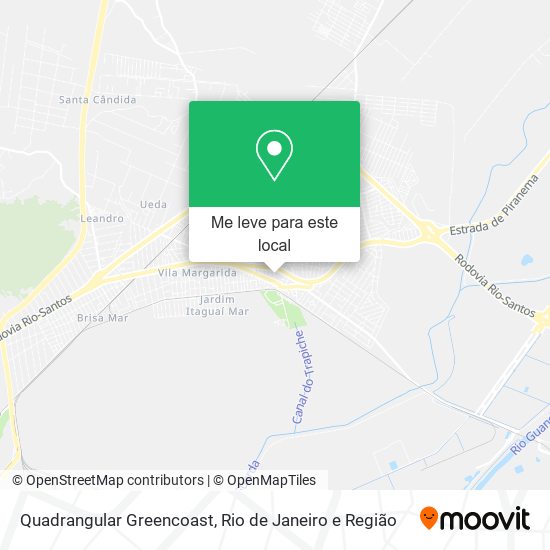 Quadrangular Greencoast mapa