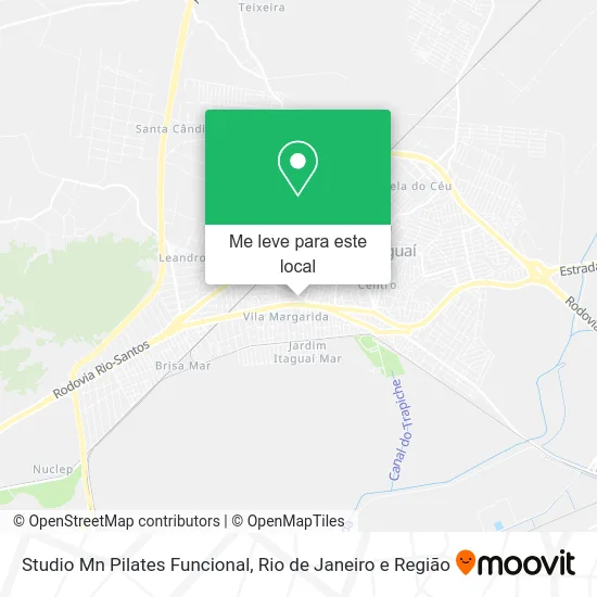 Studio Mn Pilates Funcional mapa