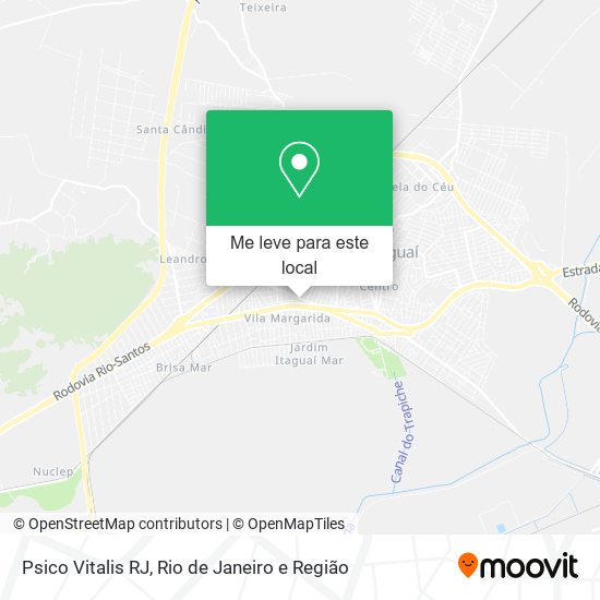 Psico Vitalis RJ mapa