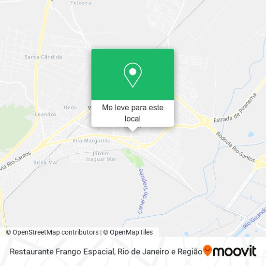 Restaurante Frango Espacial mapa