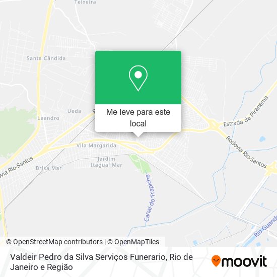 Valdeir Pedro da Silva Serviços Funerario mapa