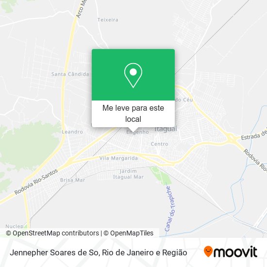 Jennepher Soares de So mapa