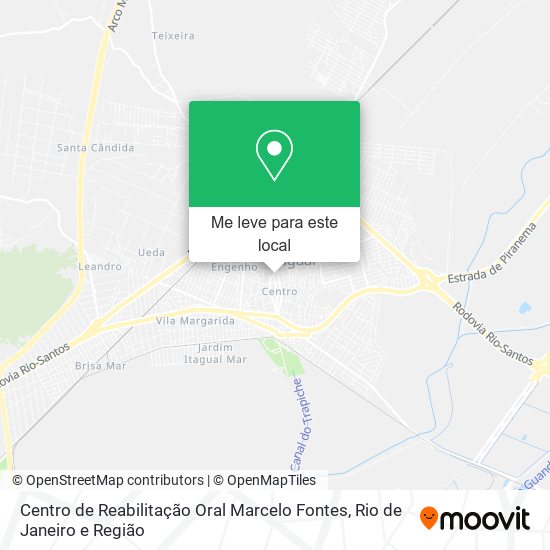 Centro de Reabilitação Oral Marcelo Fontes mapa