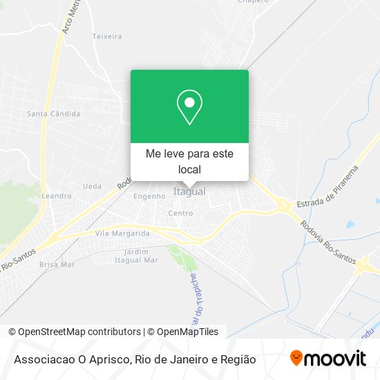 Associacao O Aprisco mapa