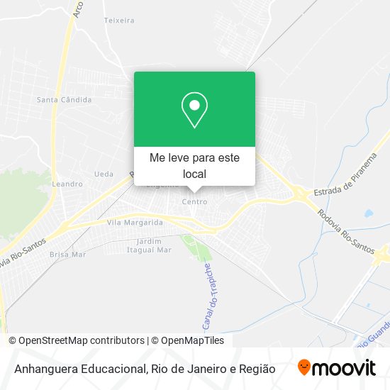 Anhanguera Educacional mapa