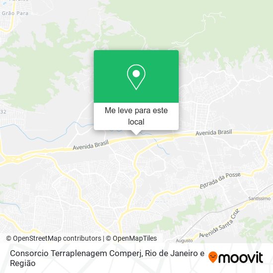 Consorcio Terraplenagem Comperj mapa