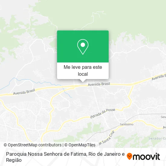 Paroquia Nossa Senhora de Fatima mapa
