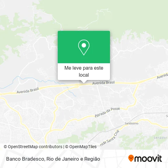 Banco Bradesco mapa