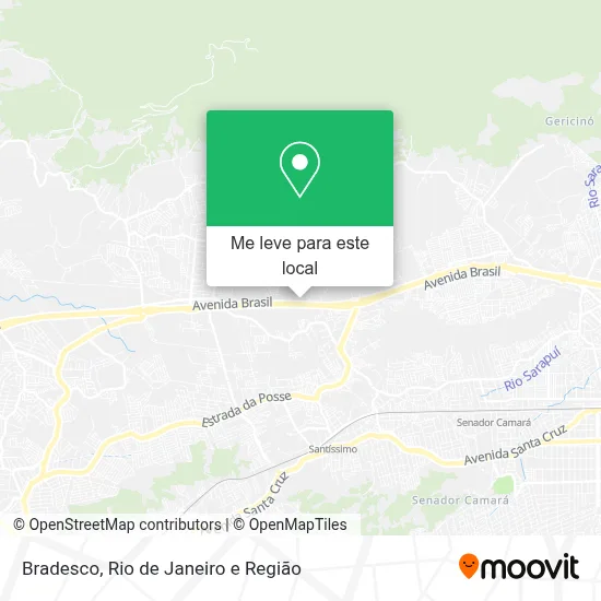 Bradesco mapa
