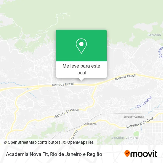 Academia Nova Fit mapa