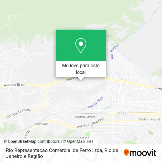 Rio Representacao Comercial de Ferro Ltda mapa