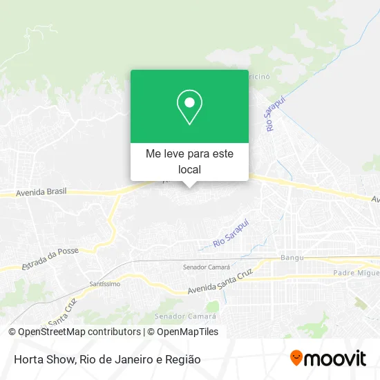 Horta Show mapa