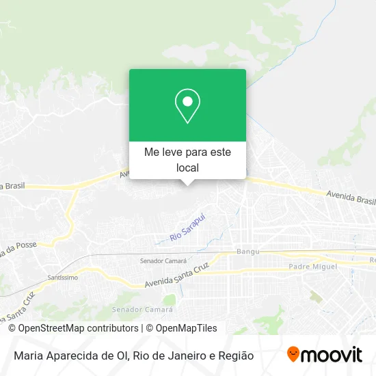 Maria Aparecida de Ol mapa