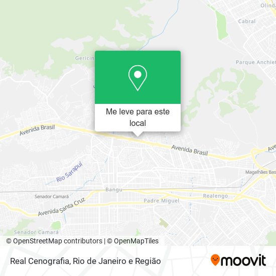 Real Cenografia mapa