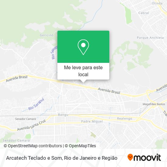 Arcatech Teclado e Som mapa