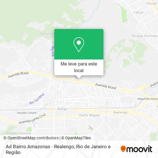 Ad Bairro Amazonas - Realengo mapa