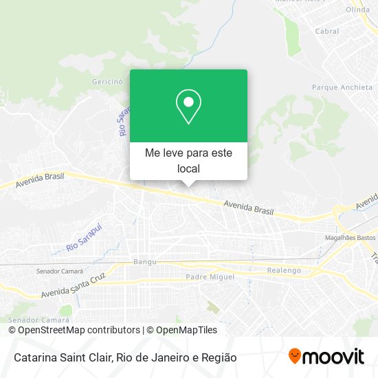 Catarina Saint Clair mapa