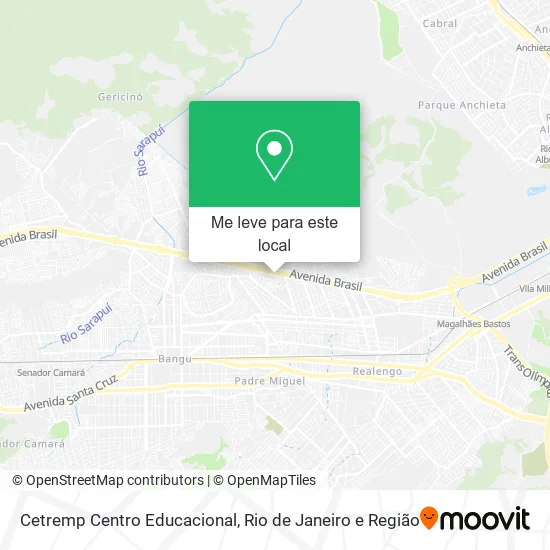 Cetremp Centro Educacional mapa