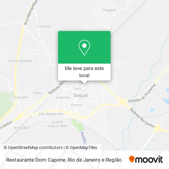Restaurante Dom Capone mapa