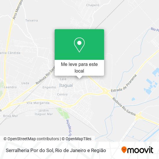 Serralheria Por do Sol mapa
