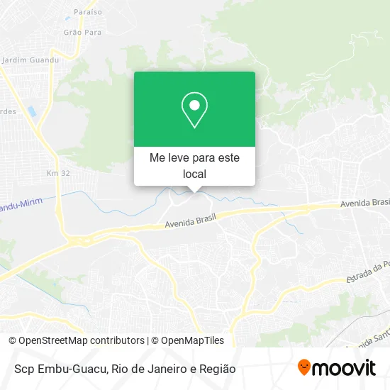 Scp Embu-Guacu mapa