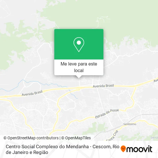 Centro Social Complexo do Mendanha - Cescom mapa