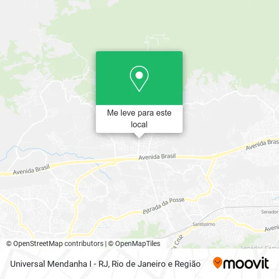 Universal Mendanha I - RJ mapa
