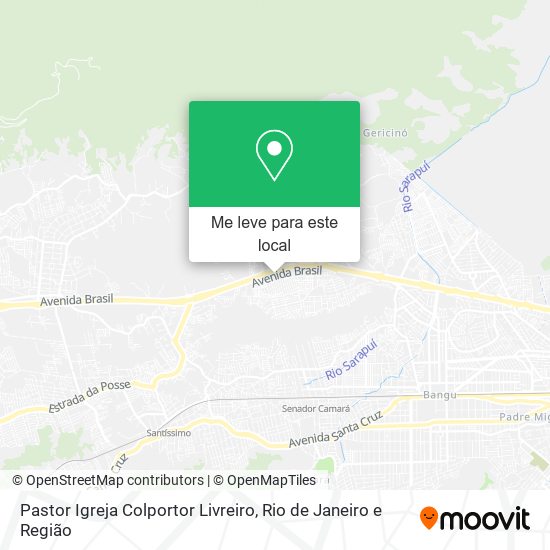 Pastor Igreja Colportor Livreiro mapa