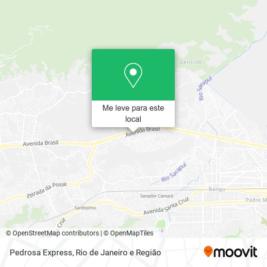 Pedrosa Express mapa