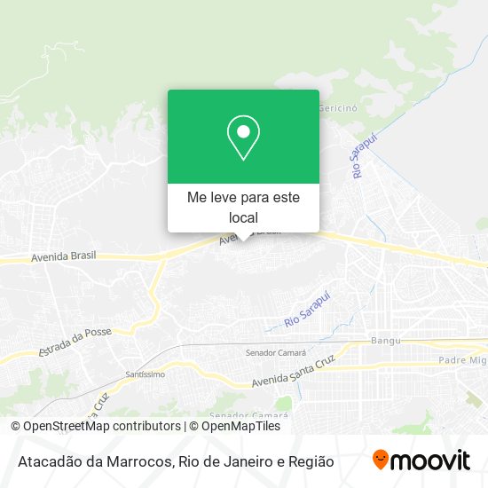 Atacadão da Marrocos mapa