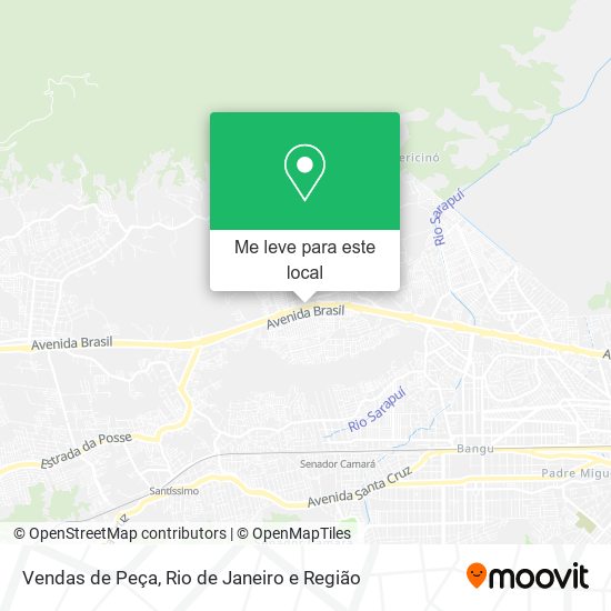 Vendas de Peça mapa