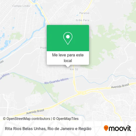 Rita Rios Belas Unhas mapa