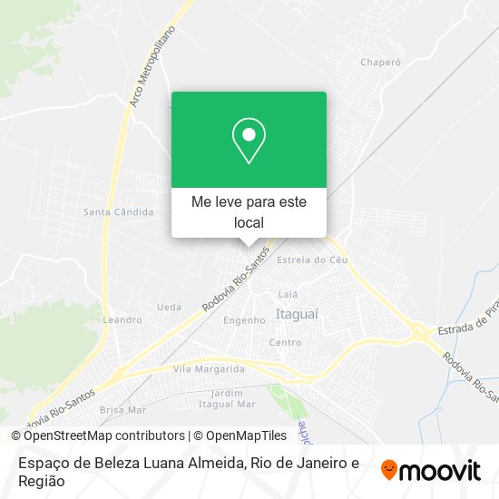 Espaço de Beleza Luana Almeida mapa