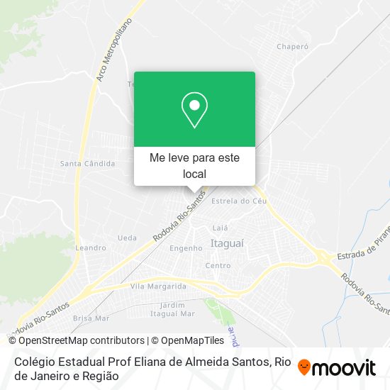 Colégio Estadual Prof Eliana de Almeida Santos mapa