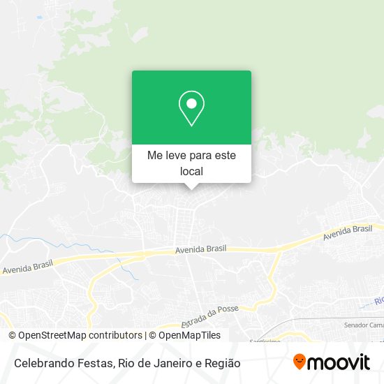 Celebrando Festas mapa