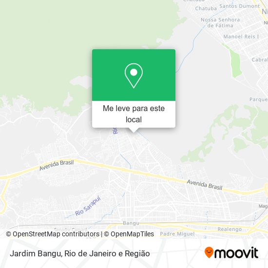 Jardim Bangu mapa