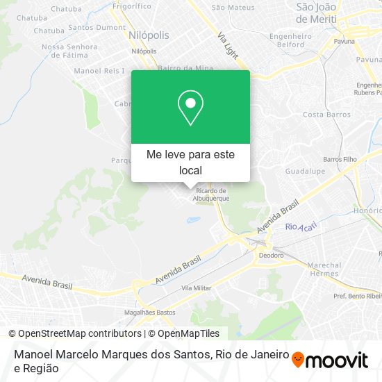 Manoel Marcelo Marques dos Santos mapa