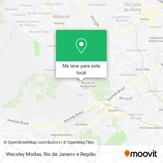 Wecsley Modas mapa