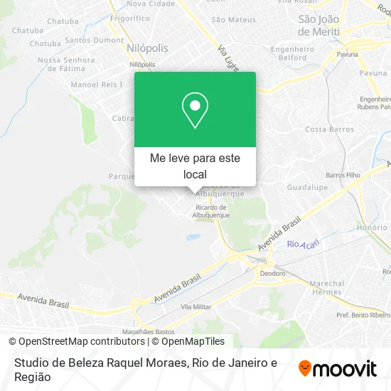 Studio de Beleza Raquel Moraes mapa