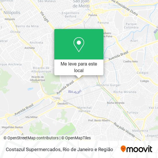 Costazul Supermercados mapa