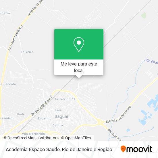 Academia Espaço Saúde mapa