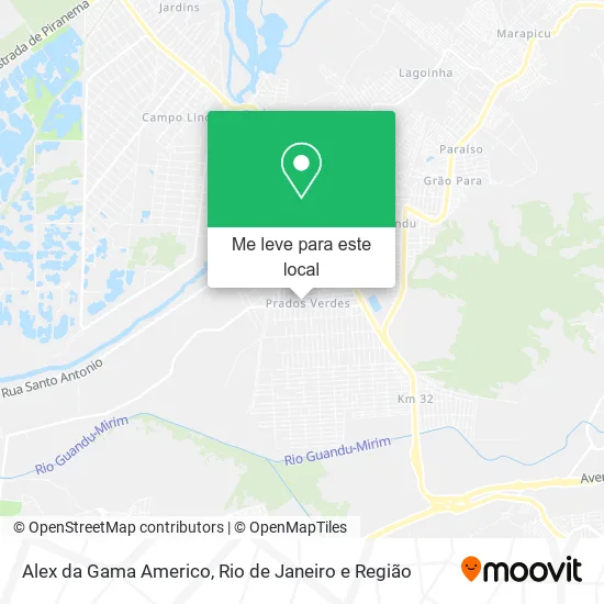 Alex da Gama Americo mapa