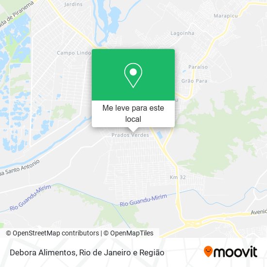 Debora Alimentos mapa