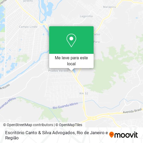 Escritório Canto & Silva Advogados mapa