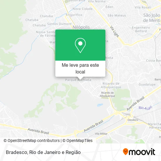Bradesco mapa